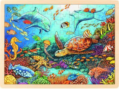Goki Inlegpuzzel Groot Barriè, rerif