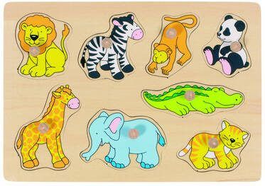 Goki Puzzel Dierentuin 8 delen