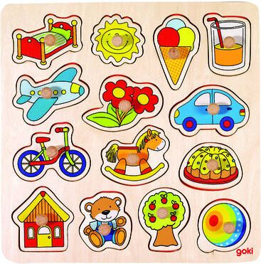 Goki Puzzel Schommelpaard, Bal, ... 14 delen