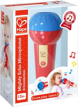 Hape Microfoon Mighty Echo 22 Cm Rood