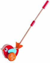 Hape Lilly muzikaal duwspeelgoed rood E0353
