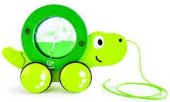 Hape Trekdier Trekschildpad Tito Vocht in het midden beweegt zich