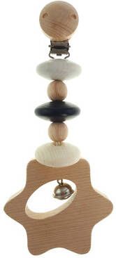 Hess Aanhanger Kinderwagen ster, natuurlijk zwart