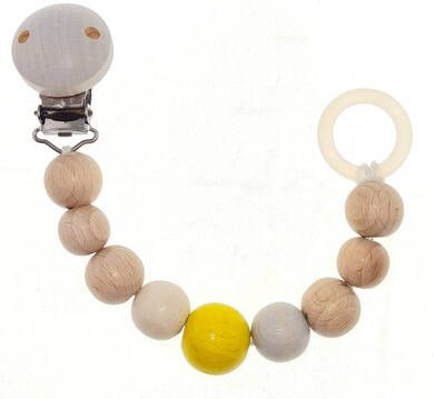 Hess Fopspeenketting, nature geel