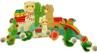 Hess Garderobe Lama, kleurrijk