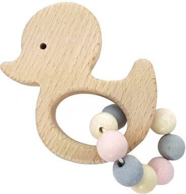 Hess Grijpende rammeleend eend roze