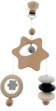 Hess Minitrapez ster, nature zwart