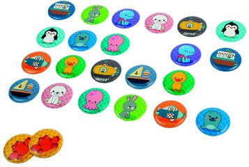 Janod ®, Memory Badspeelgoed spel, 24 delen