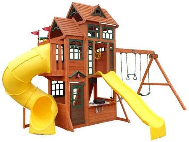 KidKraft ®, Canyon Ridge klimrek/schommelset