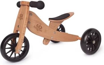 Kinderfeets ®, 2 in 1 Driewieler Tiny Tot, Bamboe