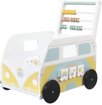 kindsgard loopwagentje turbus regenboog