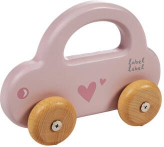 LABEL LABE Label Label Kleine Auto Roze