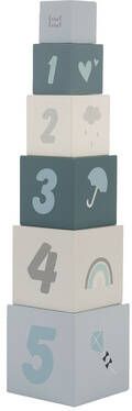 LABEL LABE Label Label Stapelblokken Cijfers Blauw