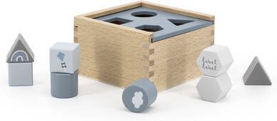 LABEL LABE Label Label Vorm Sorteerdoos Blauw