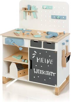 MUSTERKIND Werkbank Fagus, wit/natuurlijk, wit/natuurlijk