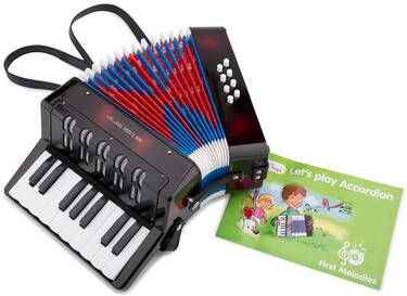 New Classic Toys® EITECH Accordeon zwart rood, groot