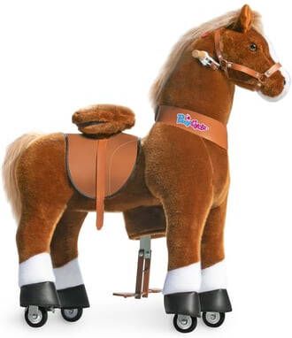 Ponycycle &#xAE, Brown with white hoof horse