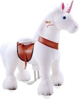 Ponycycle &#xAE, Witte eenhoorn met rem groot
