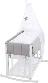 roba Complete wieg set Stars & Dots 4 in 1 wit