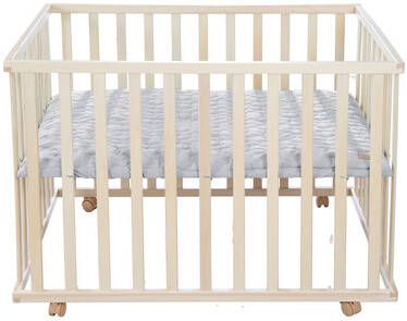 roba Kinderbox 75 x 100 cm wit Style Zilvergrijze sterren