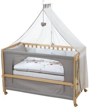 Dechardon Roba Ledikant/co sleeper Jumbo Twins 126 X 66 Cm Naturel 9 delig