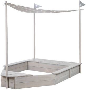roba Sand box schip incl. zonneluifel