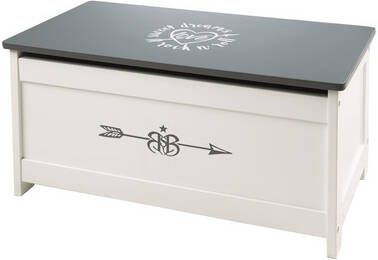 Roba ® Dekenkist Rock Star Baby 3 met dekselrem