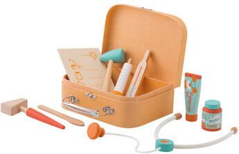 Sevi Dokterskoffer Set 10 delig Oranje 20 X 15 X 8 Cm