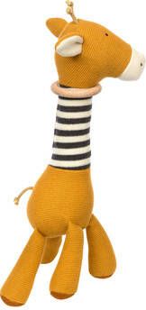 sigikid &#xAE, gebreide grijpgrage giraf geel