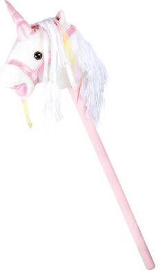 Small Foot Stokpaard Eenhoorn 90 Cm Wit/roze