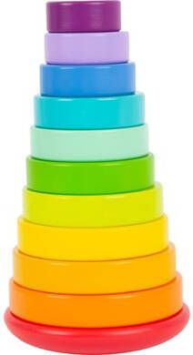 small foot ®, Stapelende toren plug in game regenboog