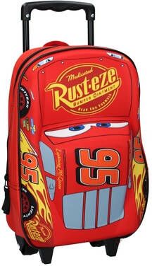 Disney Trolley Rugzak Cars 3 Piston Cup(3D)red Kinderkoffer