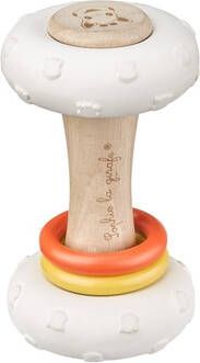 Vulli Sophie la girafe&#xAE, So'Pure Griffin Totem Rammelaar Natuurlijk rubber + rubberboomhout