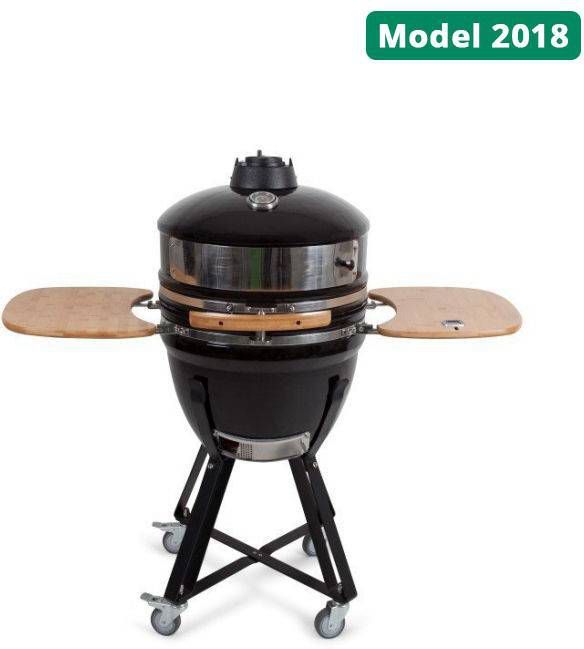 PATTON KAMADO GRILL 21 MEAT AND PIZZA EDITION ZWART INCL GAMMA | Barbecue Patton Kamado grill 21 zwart kopen? |