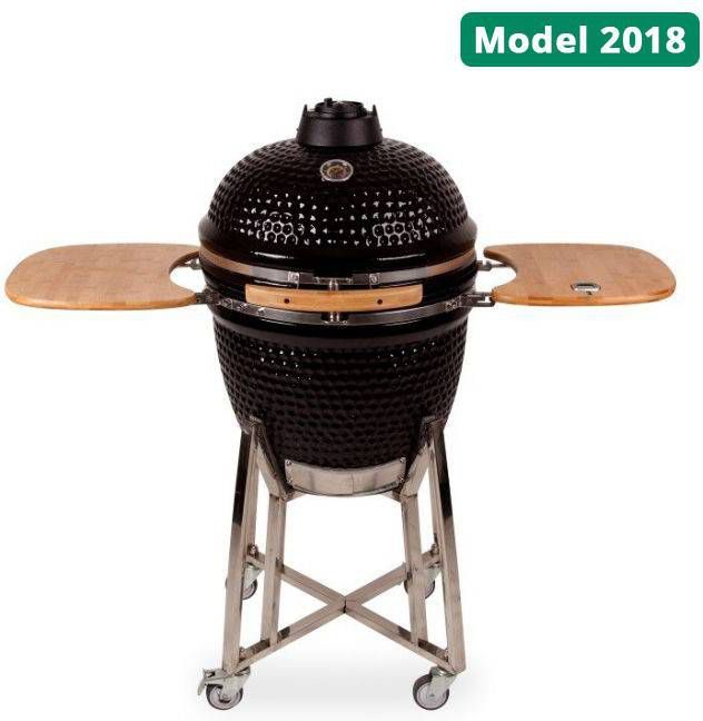 PATTON KAMADO GRILL 21 MEAT AND PIZZA EDITION ZWART INCL GAMMA | Barbecue Patton Kamado grill 21 zwart kopen? |