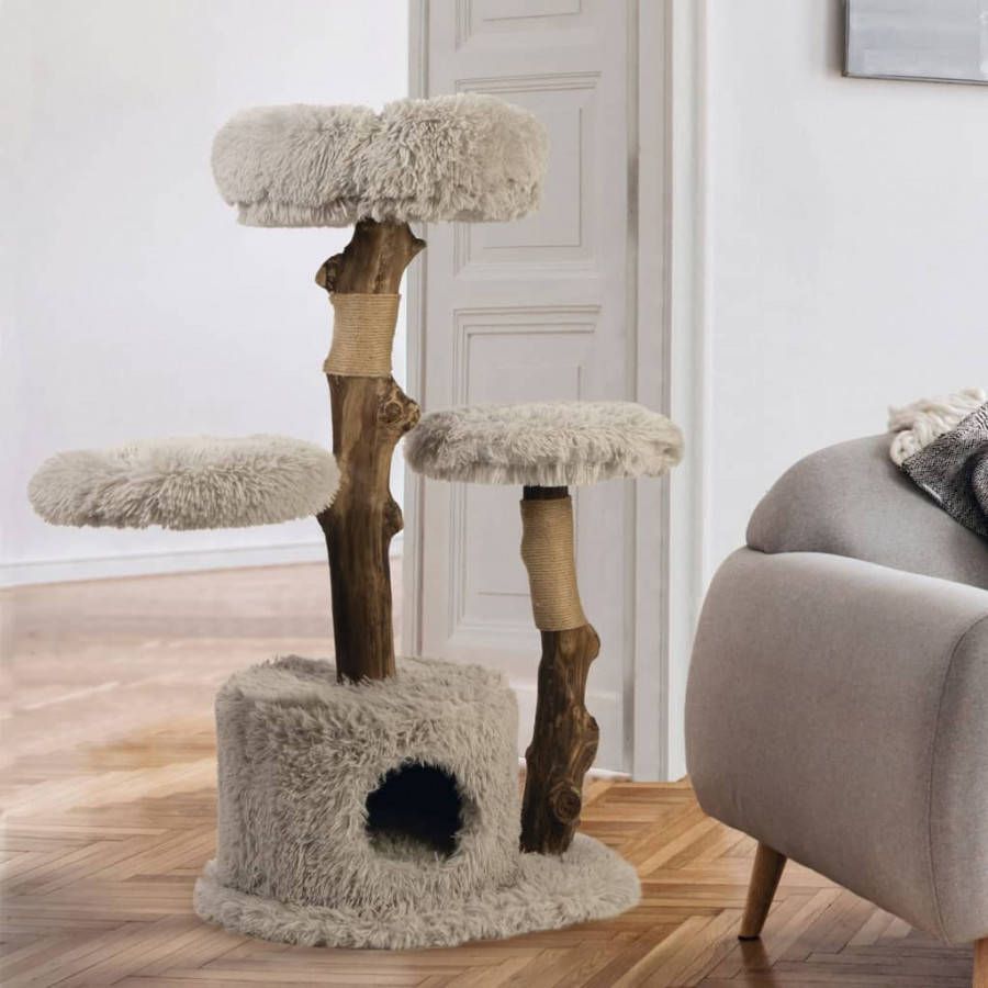 Designed by Lotte Krabmeubel Ziza Krabpalen 60X45X100 cm Grijs