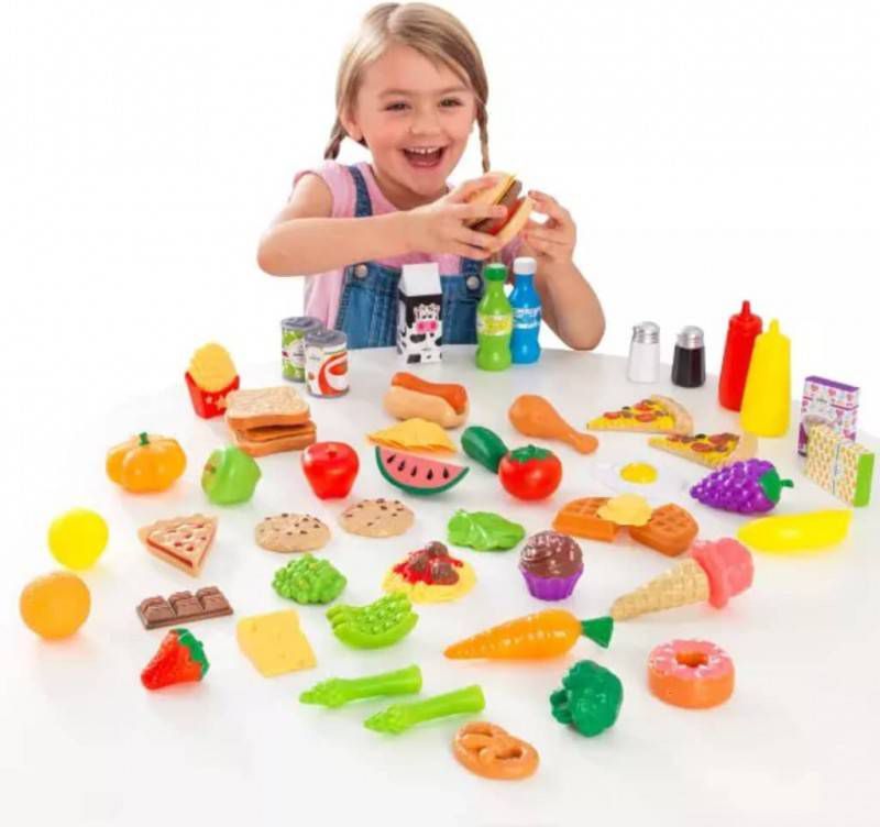 KidKraft ® Speellevensmiddelen voor winkel of kinderkeuken(set )