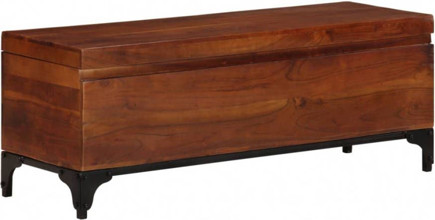 vidaXL Opbergkist 110x35x41 cm massief acaciahout