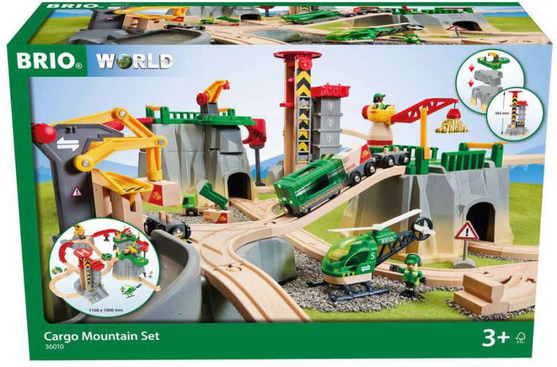 BRIO Cargo Mountain Set Constructiespeelgoed