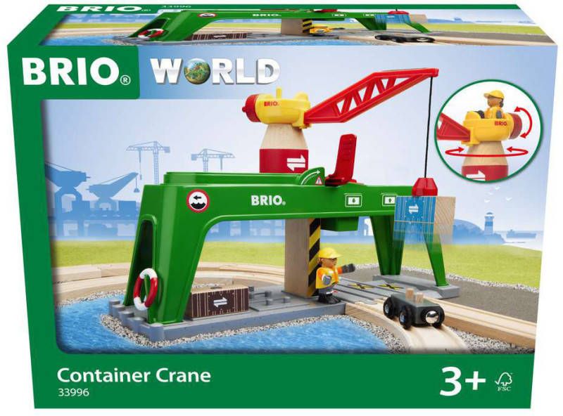 BRIO Container Crane Constructiespeelgoed