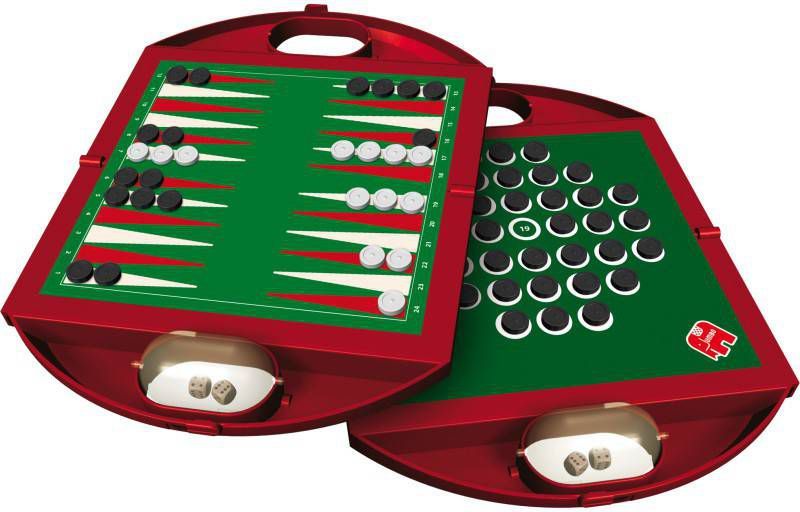 Jumbo Backgammon & Solitaire
