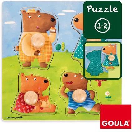 Jumbo Goula Berenfamilie noppenpuzzel