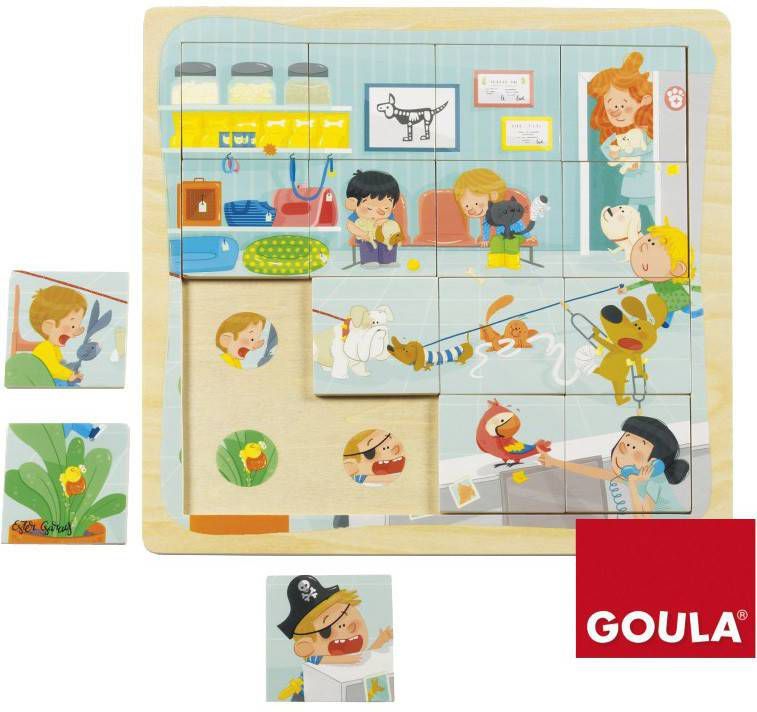 Jumbo Goula Bij de dierenarts puzzel