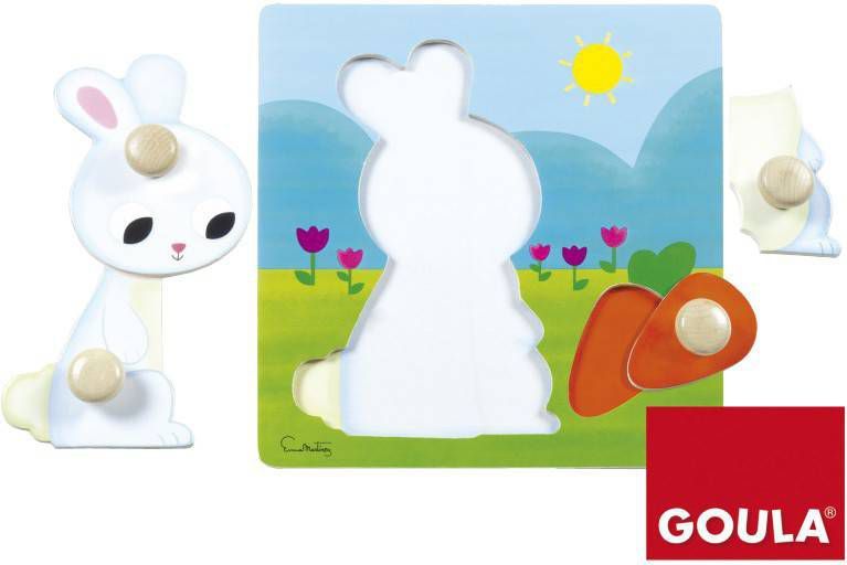 Jumbo Goula Konijn noppenpuzzel