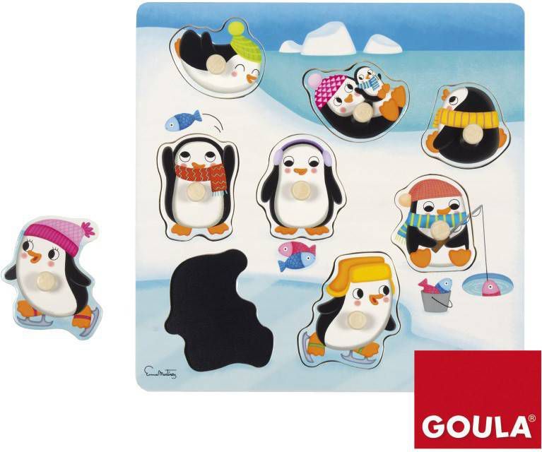 Jumbo Goula Pinguïns noppenpuzzel