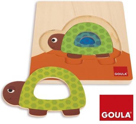 Jumbo Goula Schildpad van groot naar klein puzzel