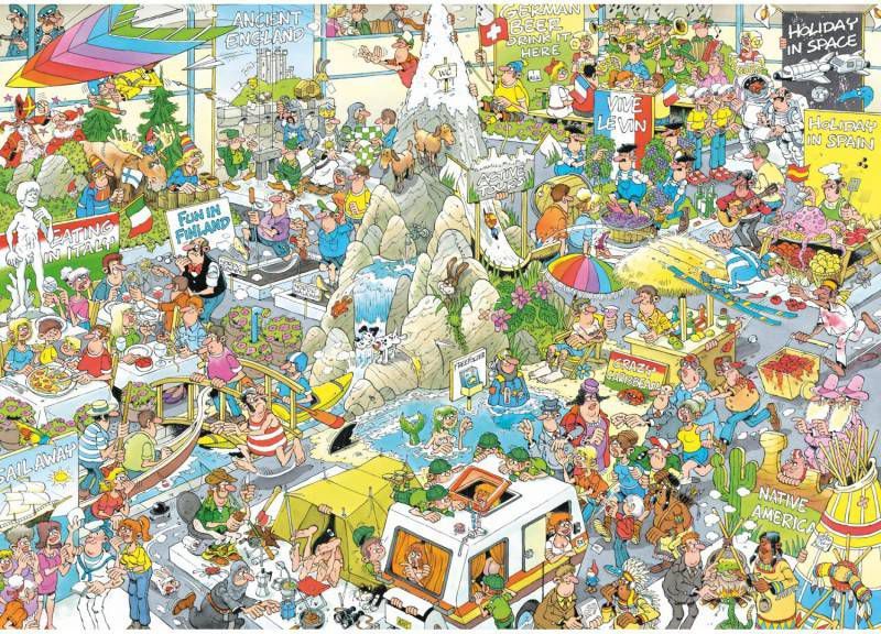 Jumbo Jan van Haasteren De vakantiebeurs puzzel