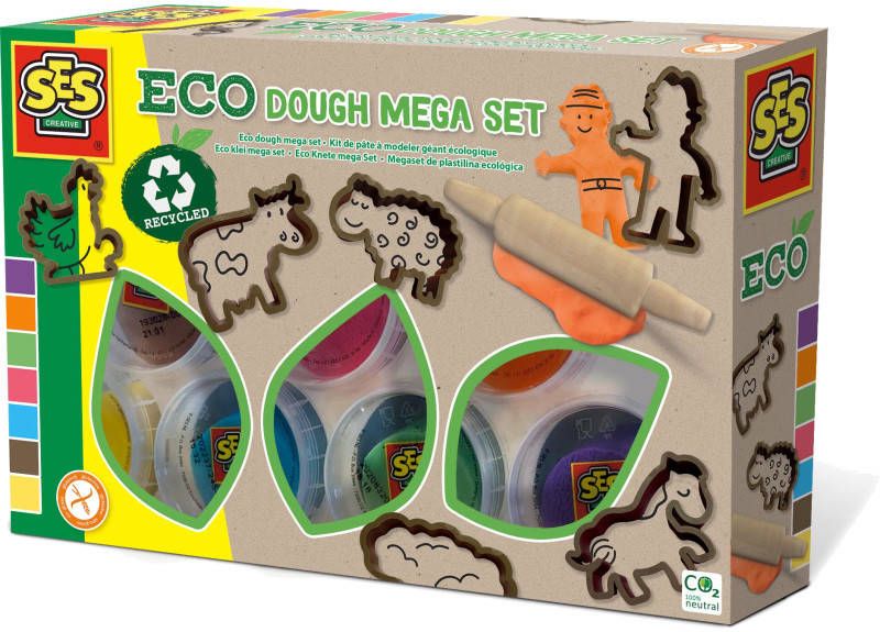 SES Creative Eco klei mega set Knutselen