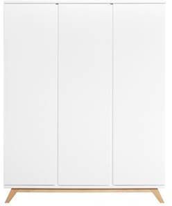 Bopita Lynn 3 Deurs Kledingkast Greeploos Wit/Naturel