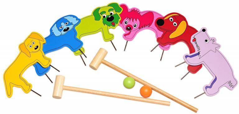 BS Toys croquetspel Crocket Jr 11 delig multicolor online kopen